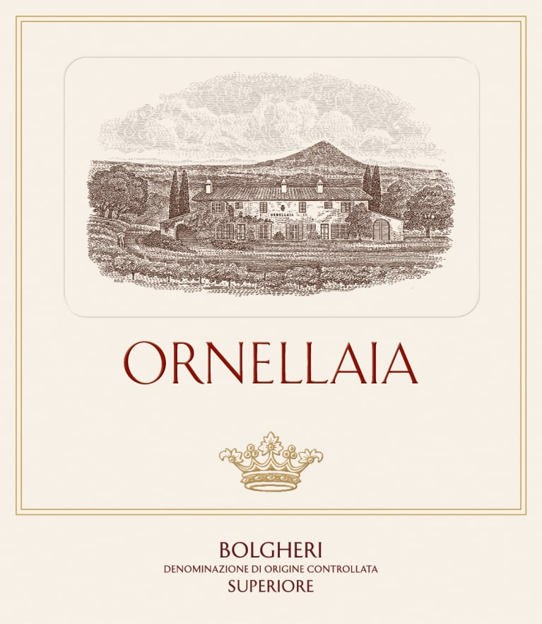Ornellaia 2017 Front Label