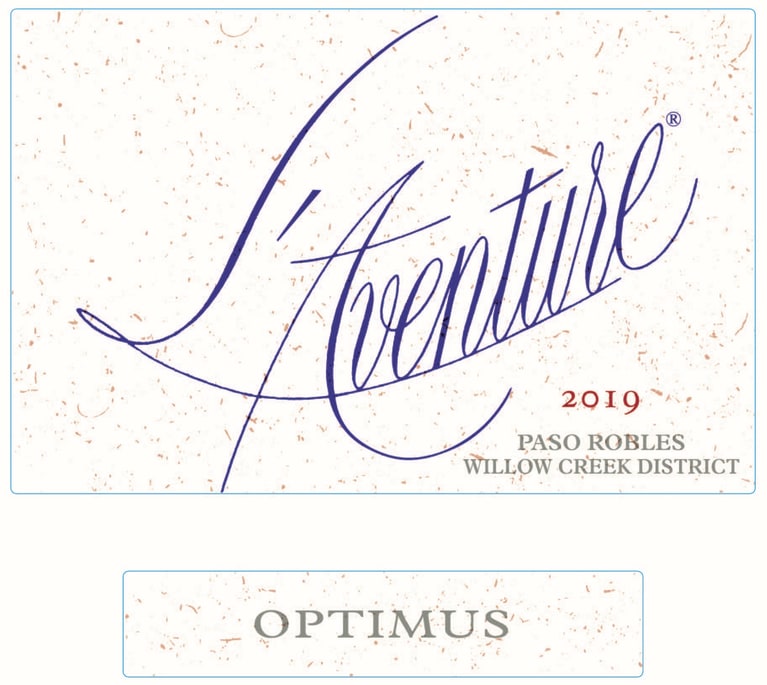 L'Aventure Optimus 2019 Front Label