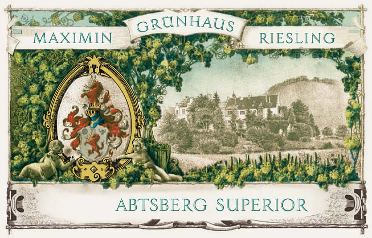 Maximin Grunhaus Abtsberg Riesling Superior 2020 Front Label