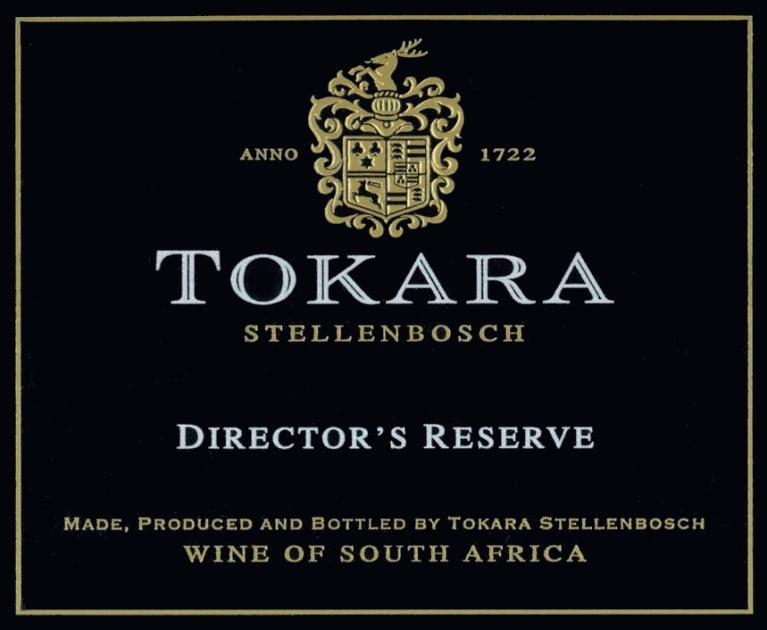 Tokara Director's Reserve White 2018 Front Label