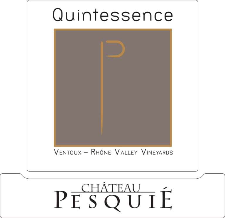 Chateau Pesquie Quintessence Blanc 2020  Front Label