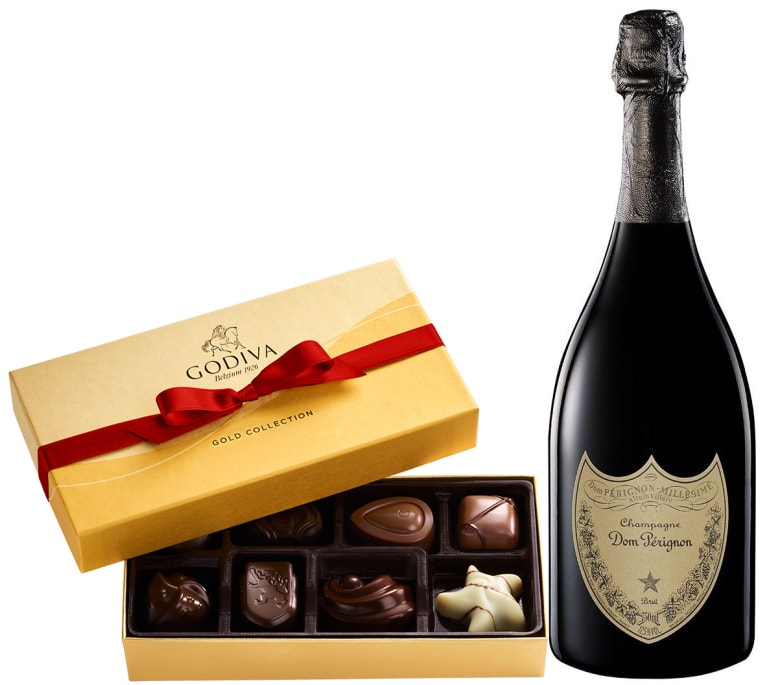 wine.com Dom Perignon & Godiva Gift Set Gift Product Image
