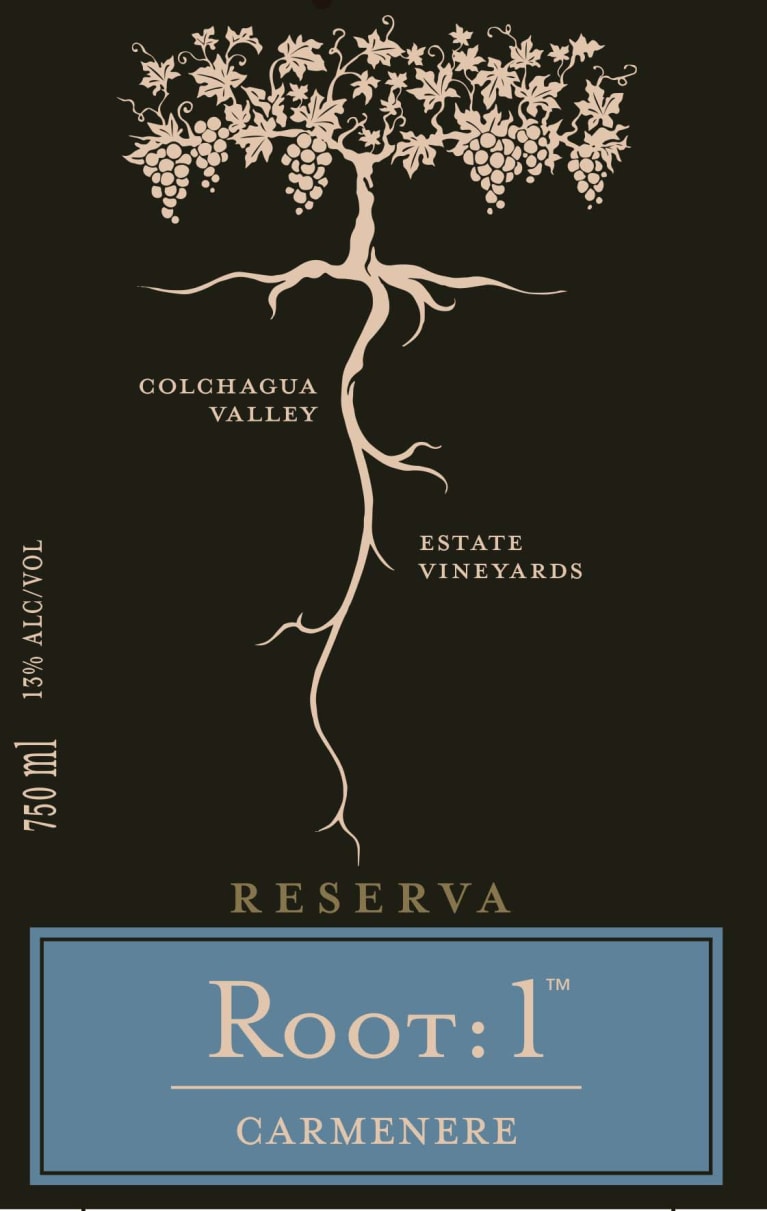 Root 1 Carmenere 2019 Front Label