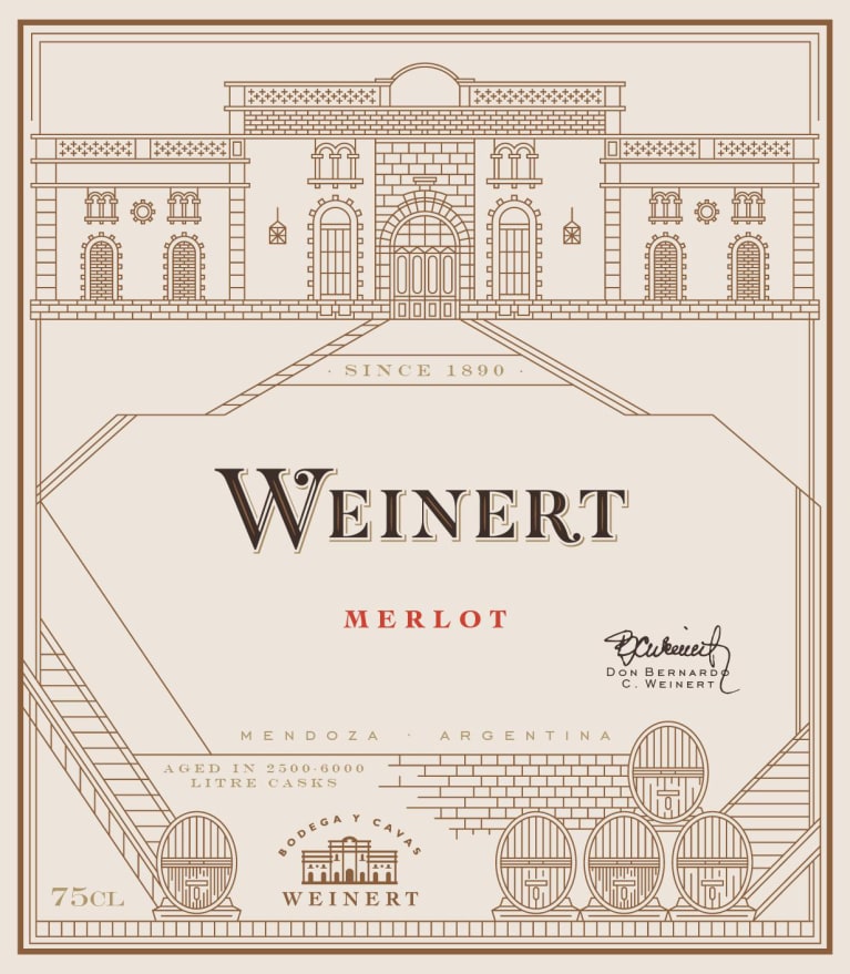 Weinert Estate Malbec 2012 Front Label