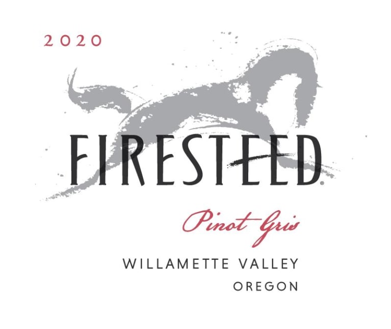 Firesteed Pinot Gris 2020 Front Label