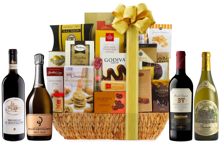 wine.com Collector’s Edition Grand Gourmet Wine Gift Basket Gift Product Image