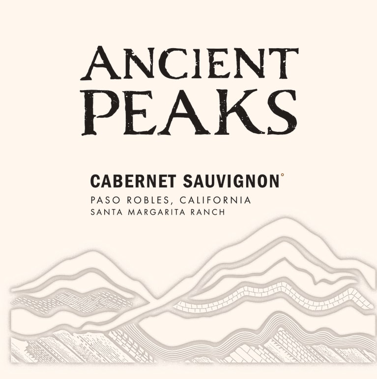 Ancient Peaks Paso Robles Cabernet Sauvignon 2019 Front Label