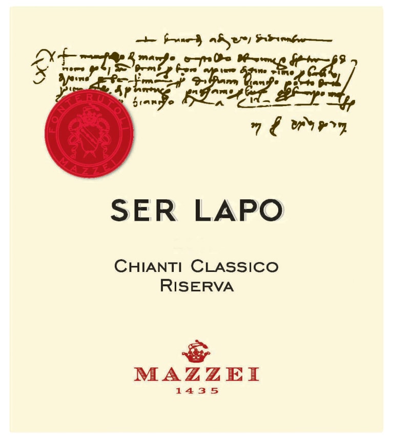 Mazzei Chianti Classico Riserva Ser Lapo 2018 Front Label