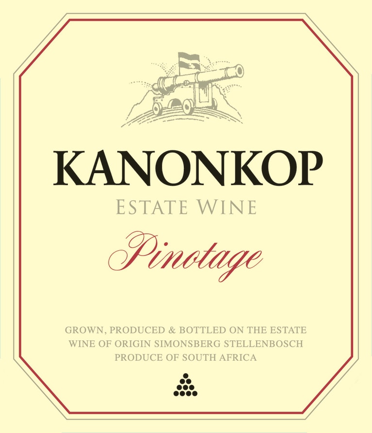 Kanonkop Pinotage 2019 Front Label