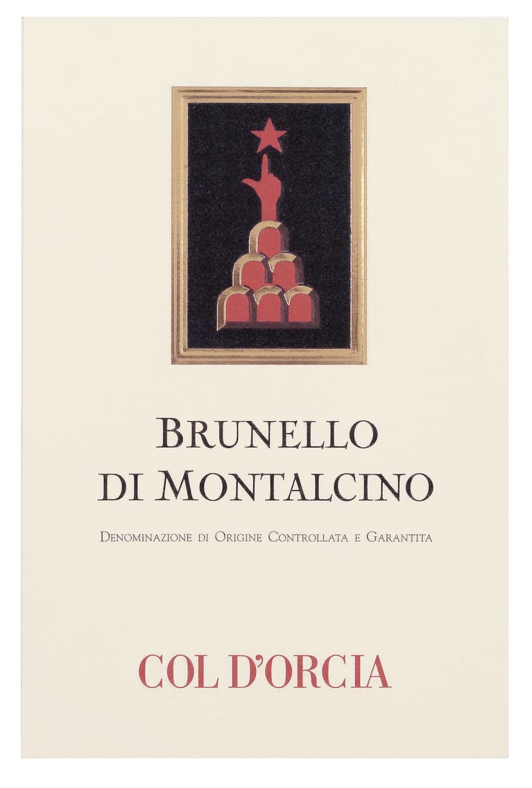 Col d'Orcia Brunello di Montalcino 2017 Front Label