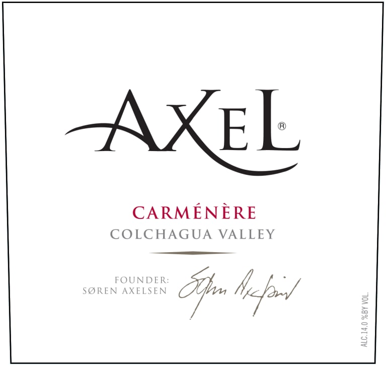 La Playa Axel Carmenere 2018 Front Label