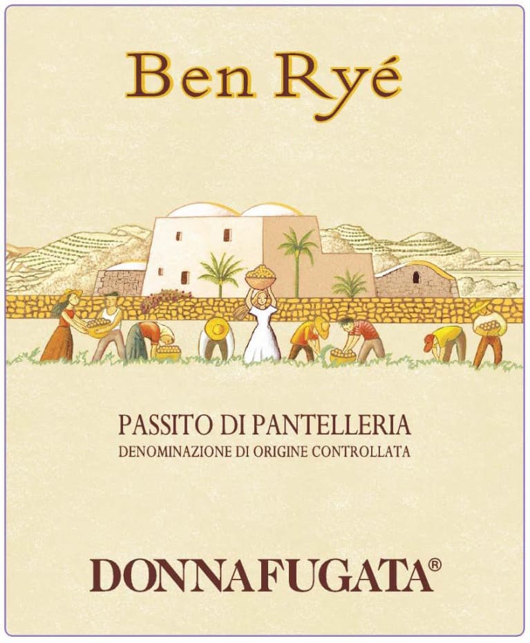 Donnafugata Ben Rye (375ML half-bottle) 2019 Front Label