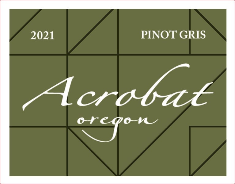 Acrobat Pinot Gris 2021 Front Label