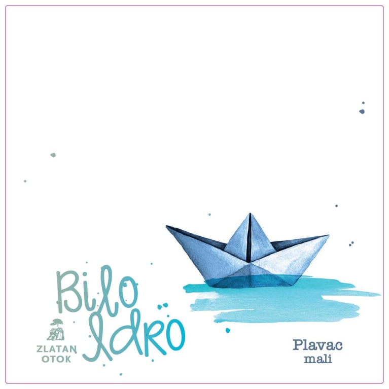 Zlatan Otok Bilo Idro Plavac 2020  Front Label