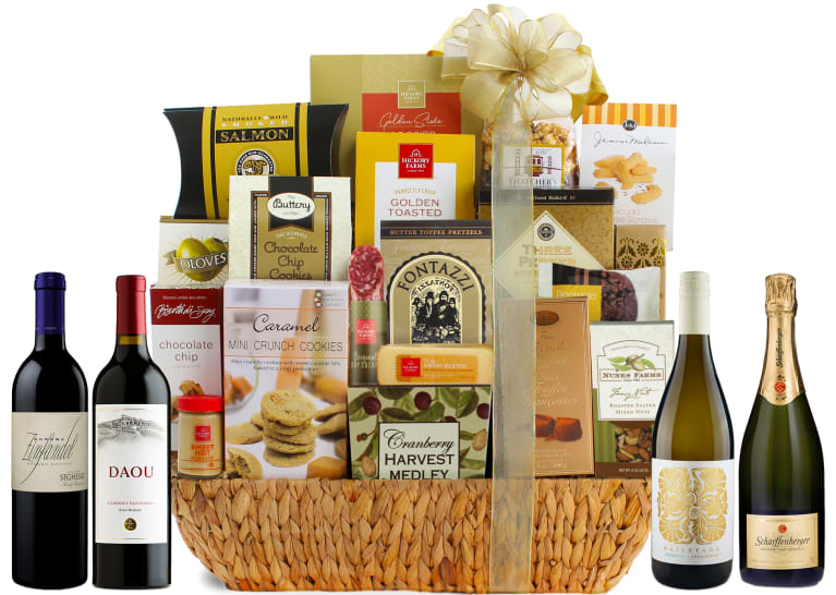 wine.com 90 Point Grand Gourmet Wine Gift Basket Gift Product Image
