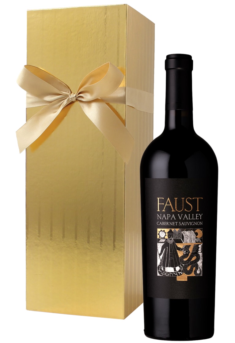 wine.com Faust Cabernet Sauvignon with Gold Gift Box Gift Product Image