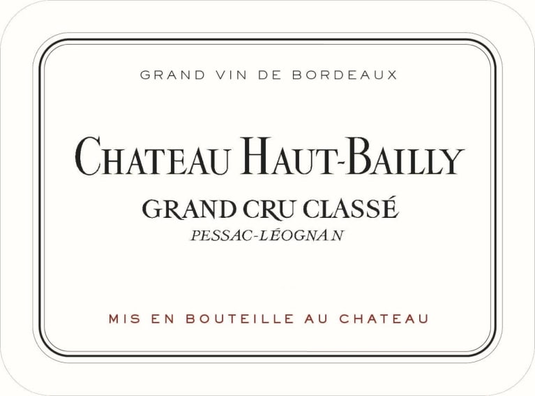 Chateau Haut-Bailly (1.5 Liter Magnum) 2019 Front Label