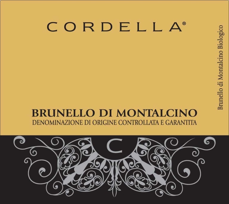 Cordella Brunello di Montalcino 2016 Front Label