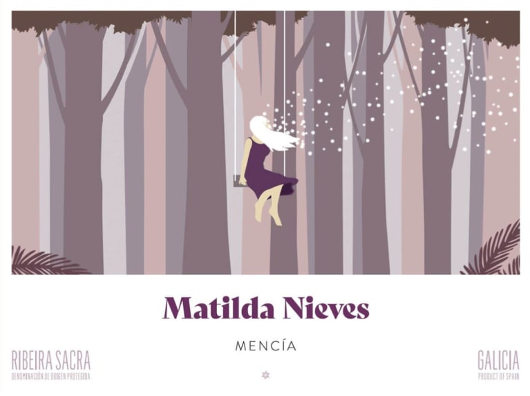 Bodegas Rectoral de Amandi Matilda Nieves Mencia 2020 Front Label
