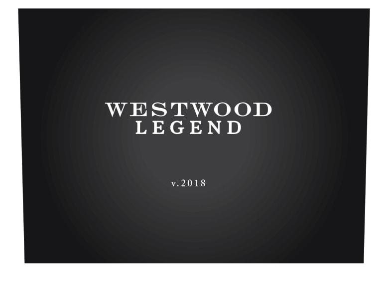 Westwood Winery Legend Proprietary Red Blend 2018 Front Label
