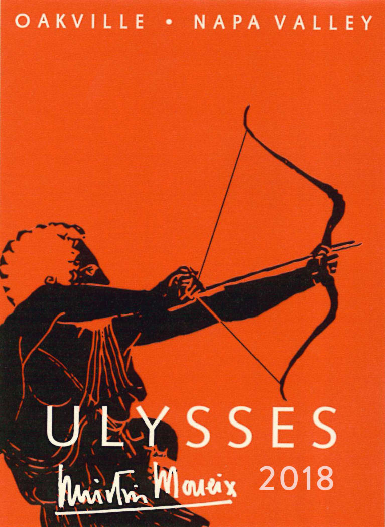 Ulysses Cabernet Sauvignon 2018 Front Label