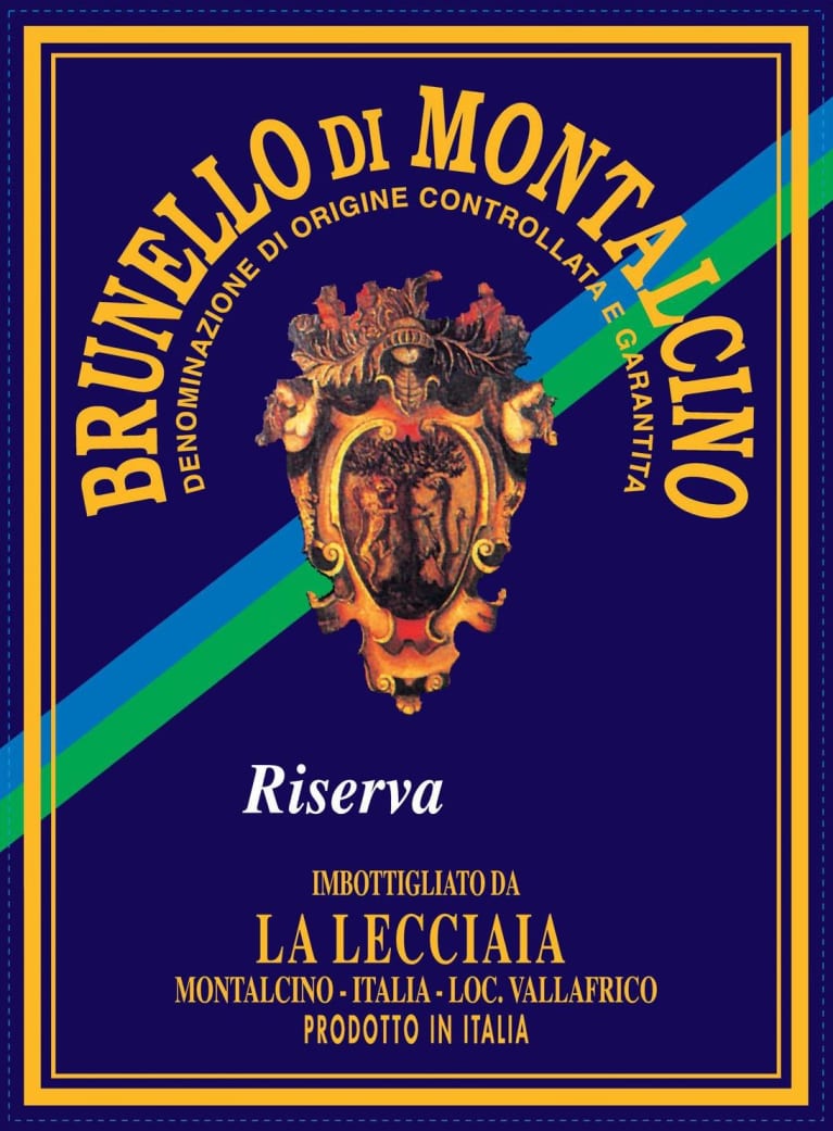 La Lecciaia Brunello di Montalcino Riserva 2013 Front Label