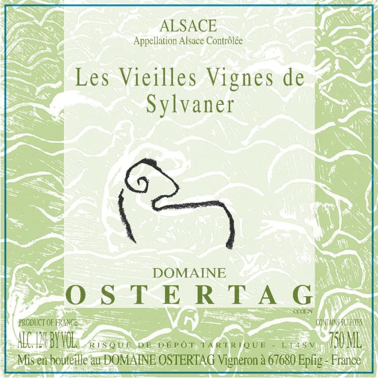 Ostertag Vieille Vignes Sylvaner 2019 Front Label