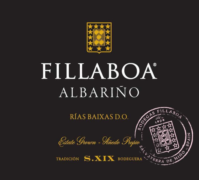 Bodegas Fillaboa Albarino Rias Baixas 2021 Front Label