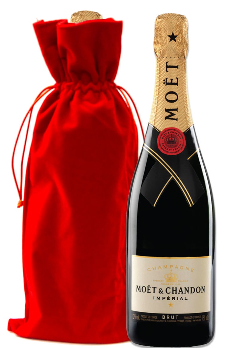 wine.com Moet & Chandon Imperial Brut with Red Velvet Gift Bag Gift Product Image