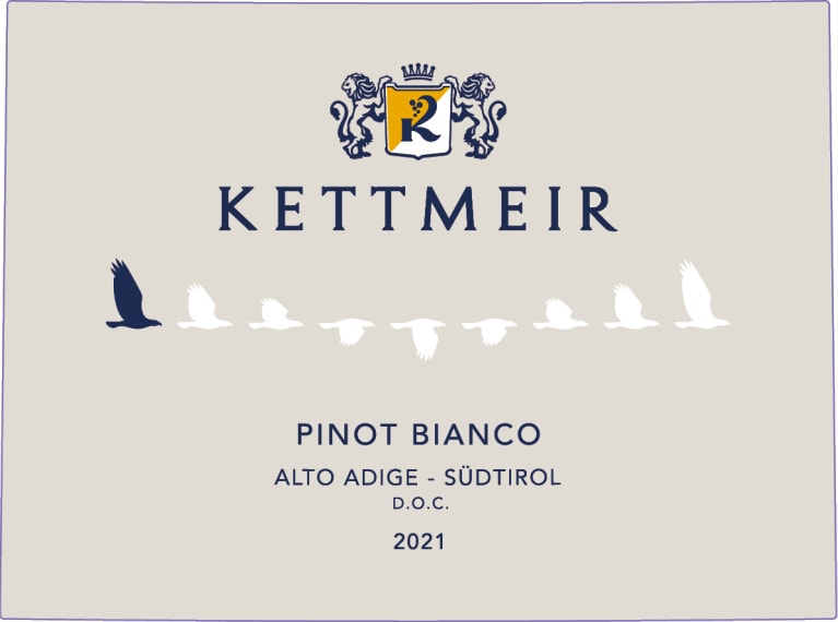 Kettmeir Pinot Bianco 2021 Front Label