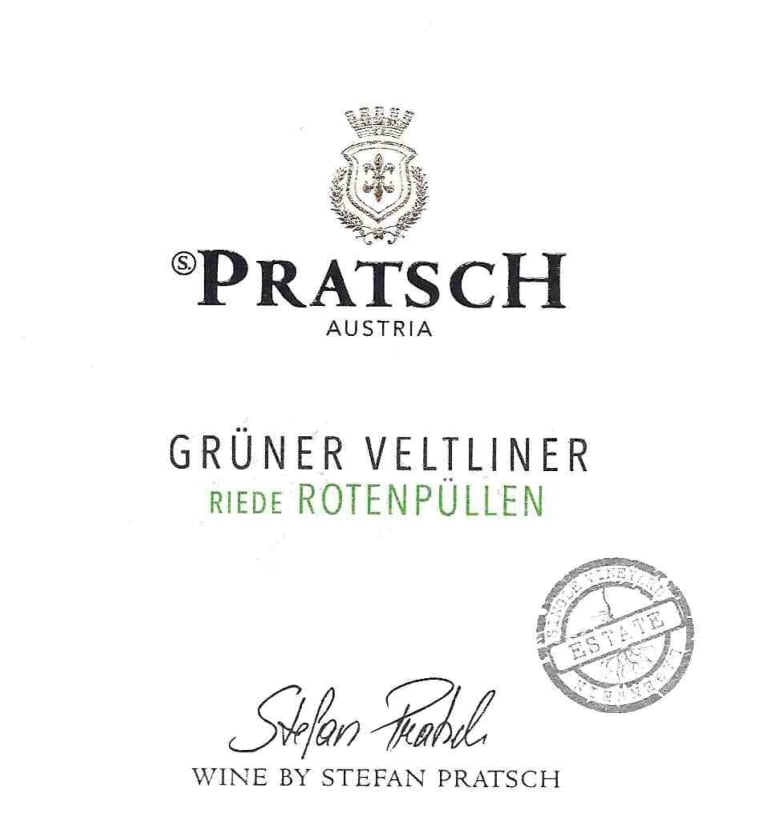 Pratsch Rotenpullen Gruner Veltliner 2020 Front Label