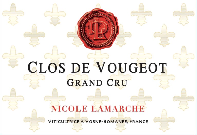 Nicole Lamarche Clos de Vougeot Grand Cru 2018 Front Label