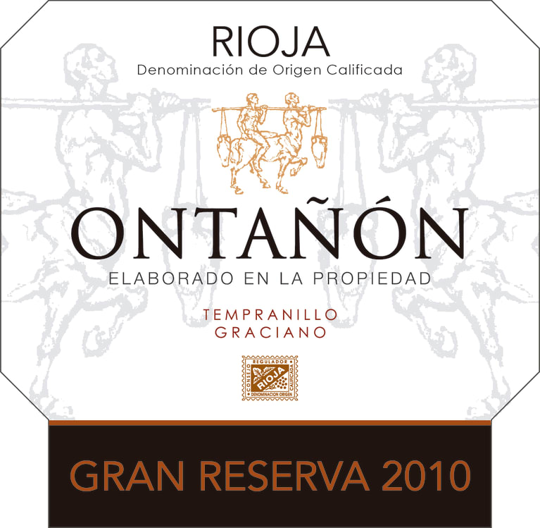 Bodegas Ontanon Gran Reserva 2010 Front Label
