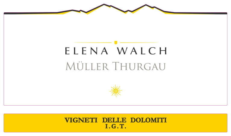 Elena Walch Muller Thurgau 2020 Front Label