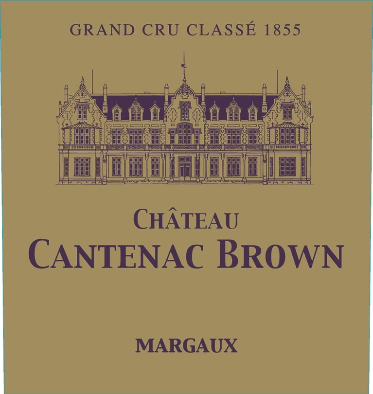 Chateau Cantenac Brown 2018 Front Label