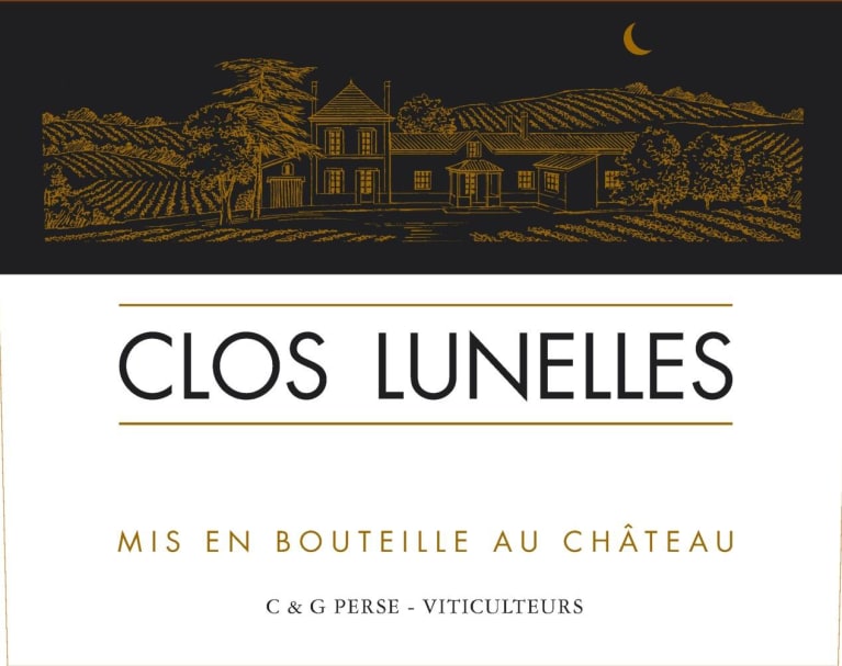 Clos Lunelles 2019 Front Label