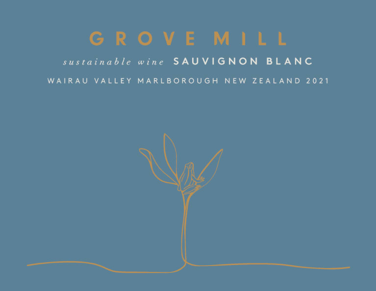 Grove Mill Sauvignon Blanc 2021 Front Label