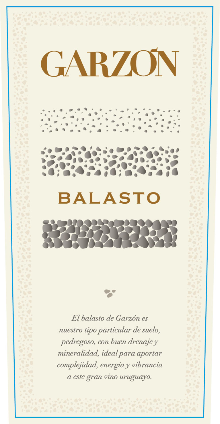 Bodega Garzon Uruguay Balasto 2018 Front Label