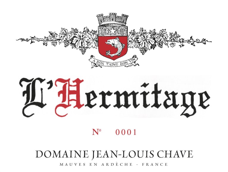 Jean-Louis Chave Hermitage 2019 Front Label