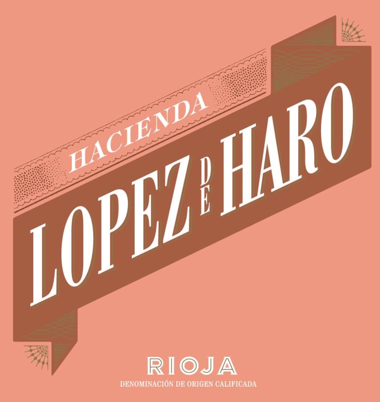 Hacienda Lopez de Haro Rosado 2021 Front Label