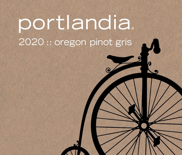 Portlandia Winery Pinot Gris 2020 Front Label