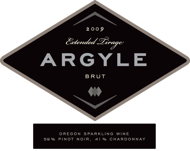 Argyle Extended Tirage Brut 2009 Front Label