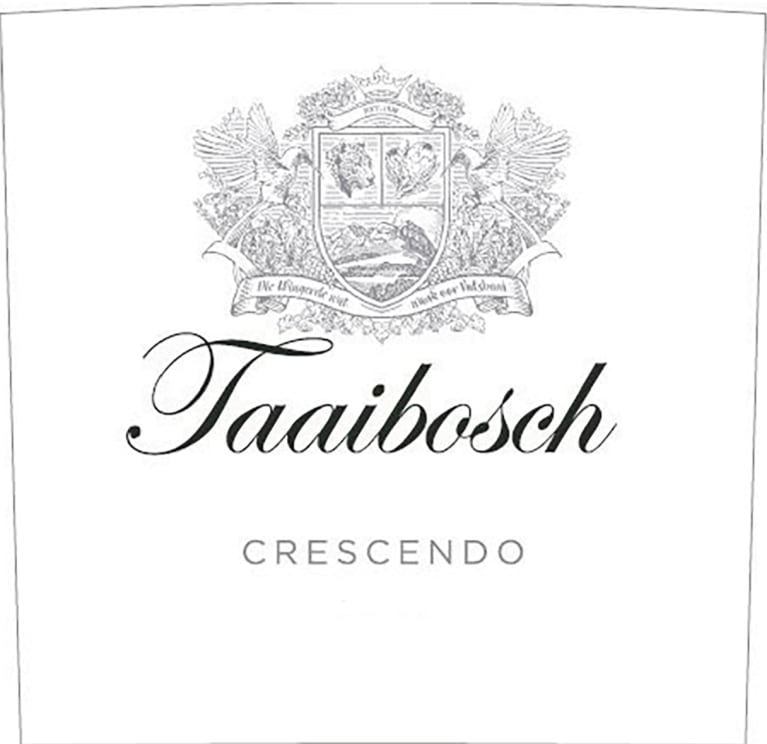 Taaibosch Crescendo Red Blend 2018 Front Label