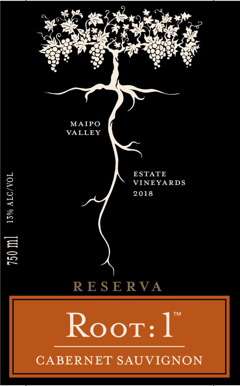 Root 1 Cabernet Sauvignon 2019 Front Label
