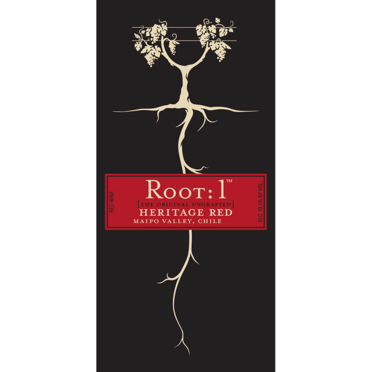 Root 1 Heritage Red Blend 2017 Front Label