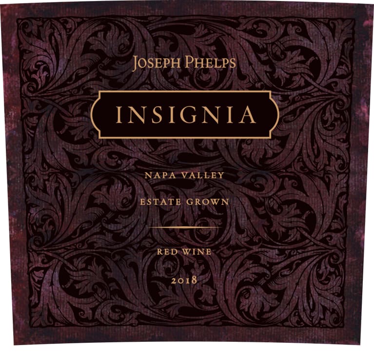 Joseph Phelps Insignia 2018 Front Label