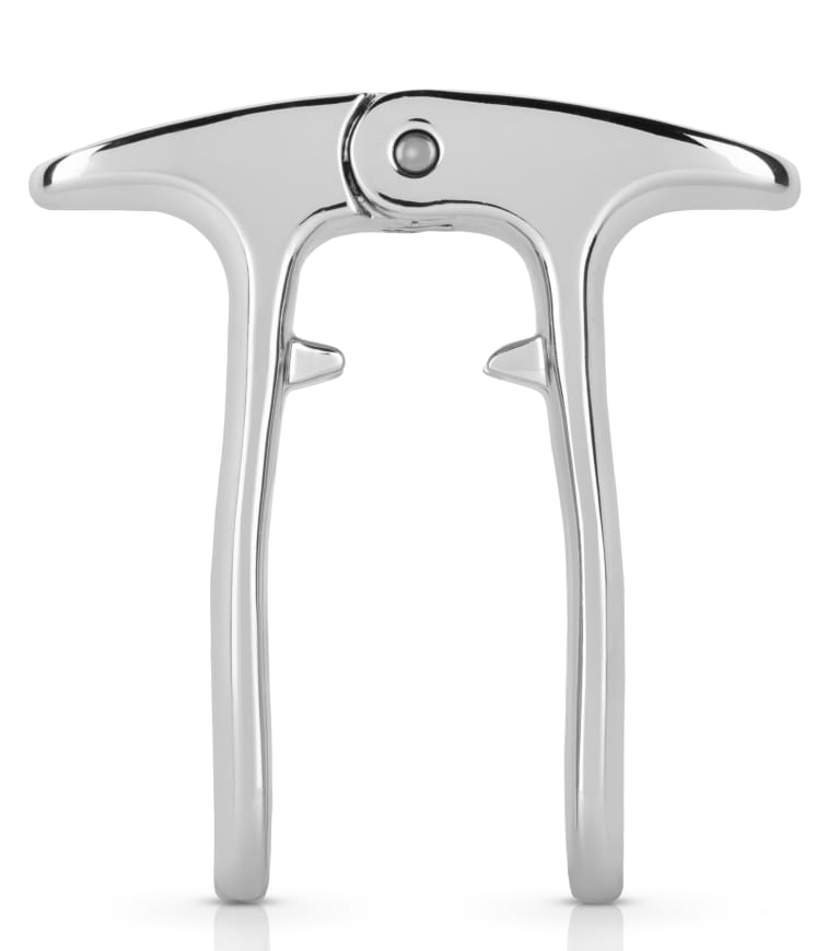 wine.com Viski Polished Silver Champagne Puller Gift Product Image