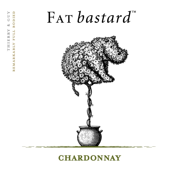 Fat Bastard Chardonnay 2020 Front Label