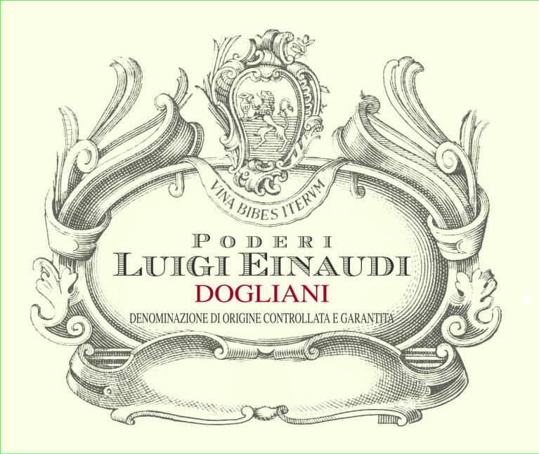 Luigi Einaudi Dolcetto di Dogliani 2020 Front Label