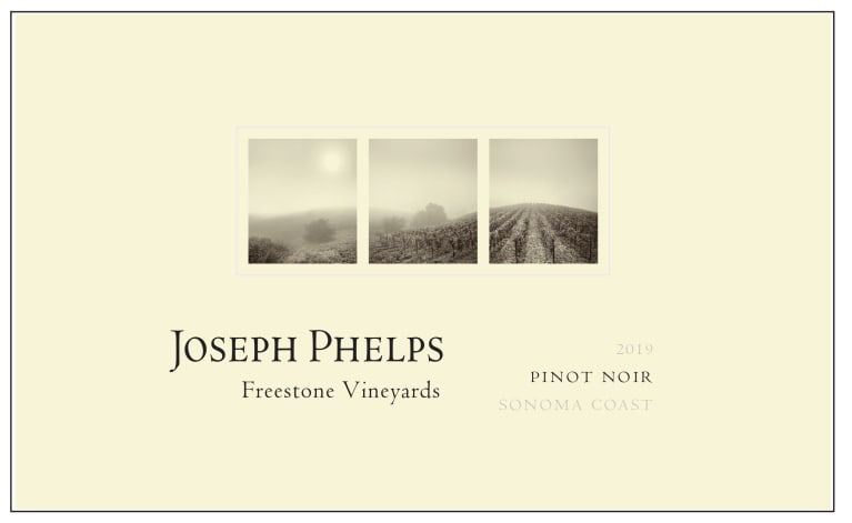 Joseph Phelps Freestone Vineyards Pinot Noir 2019 Front Label